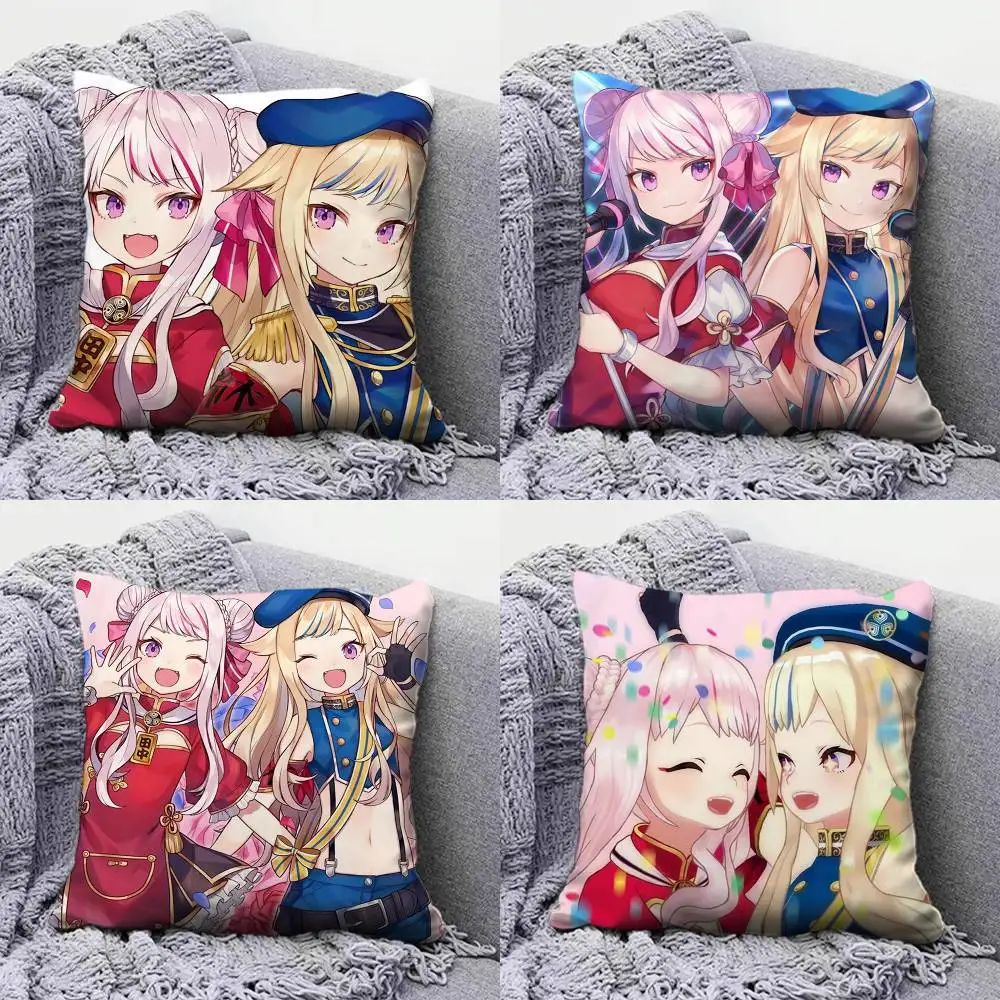 

HIMEHINA Tanaka Hime Suzuki Hina Home Sofa Cushion Covers and Aecorative Custom Pillow Covers