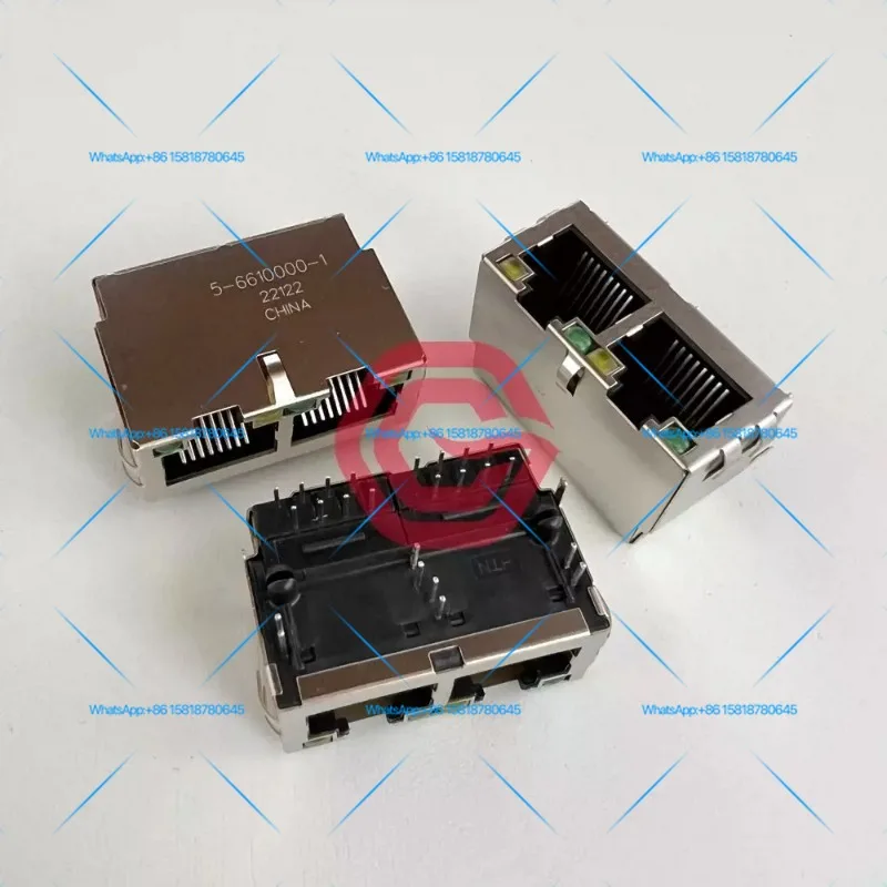 7-6610000-1 RJ-45 16POS 2.54mm with LED (1PCS)