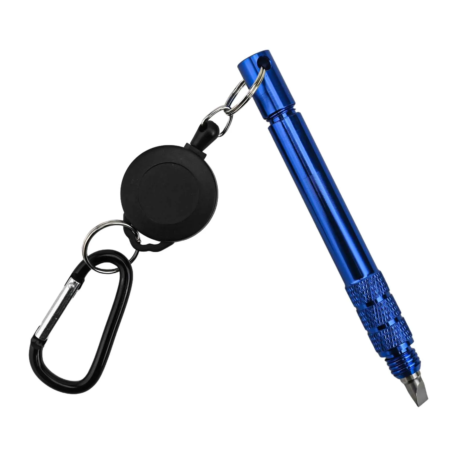 Aluminum Alloy Sharpener Golf Cleaning Tool Practice Range 13.1*5.1*1.5cm 77cm Retractable Rope Compact Design