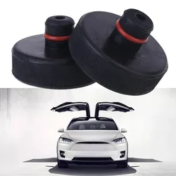 Conector ranurado de suelo para coche, adaptador Protector de marco de almohadilla de goma, herramienta de elevación, soldadura de pellizco, soporte de elevación de disco lateral Tesla modelo 3, 1/4 piezas