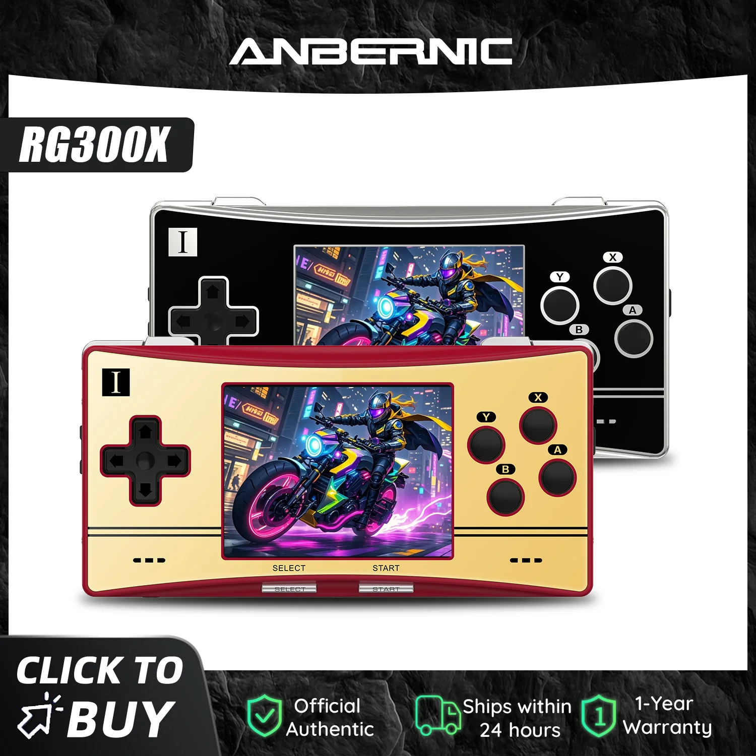New Anbernic RG300X Retro Portable Game Console Min Video Game