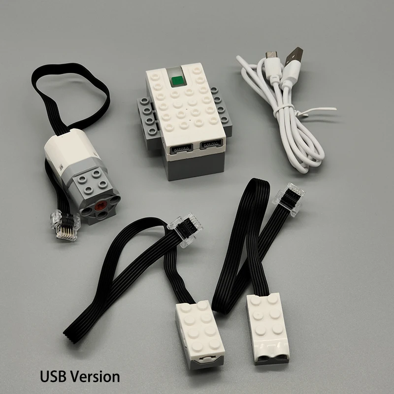 High-Tech PF Parts Ultra High Speed L Motor 8884 8883 Servo Bricks Toys Power Building Blocks Battery Box Compatible With LEGO
