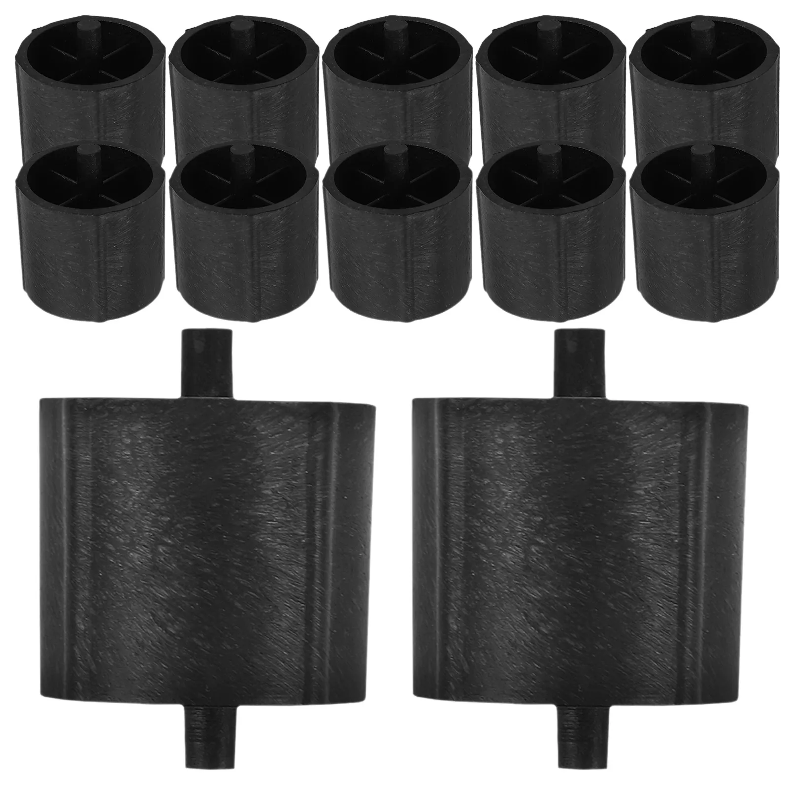 12Pcs Tape Dispenser Core Replacement Plastic Holder Insert Smooth Tape Pulling for Office Desktop Use Office Desk Supplies