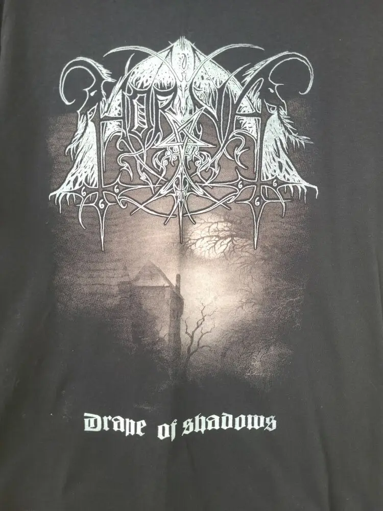 Rare Horna Drape Of Shadows T Shirt Size Medium Ordo Regnum Sathanas Black