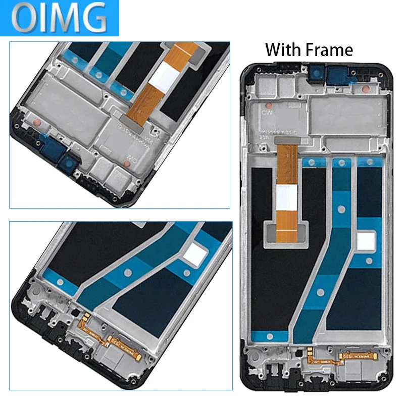 6.1\'\' For Oppo A1k  LCD Original Display With Frame Touch Screen Digitizer Assembly Replacement Parts  CPH1923