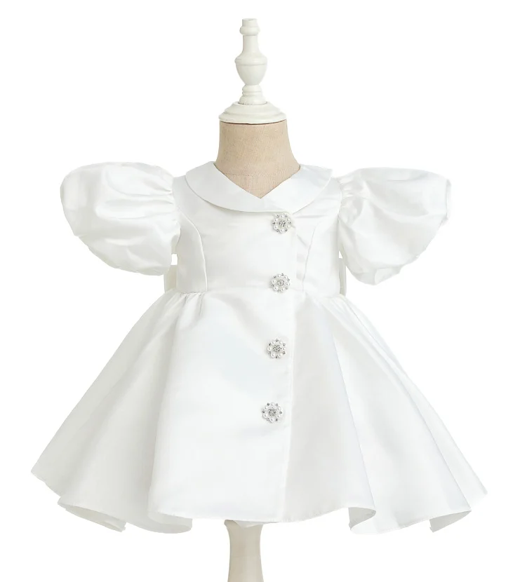 

New Baby Girls Infant Flower Dress, Princess Newborn Party Dresses 0-2 T