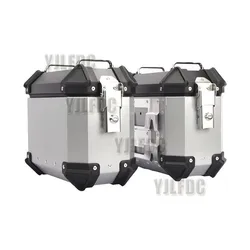 18L Motorcycles Side Saddle Bags Luggage Cases Saddlebags Waterproof Crash-proof Trunk Aluminum Universal Motorcycle Side Box