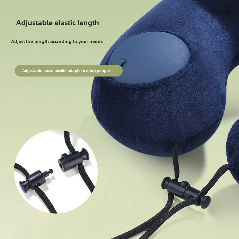 Gobba ​ ​ pressione Cuscino gonfiabile a forma di U Cuscino gonfiabile Cuscino portatile per auto a casa per viaggi d'affari all'aperto