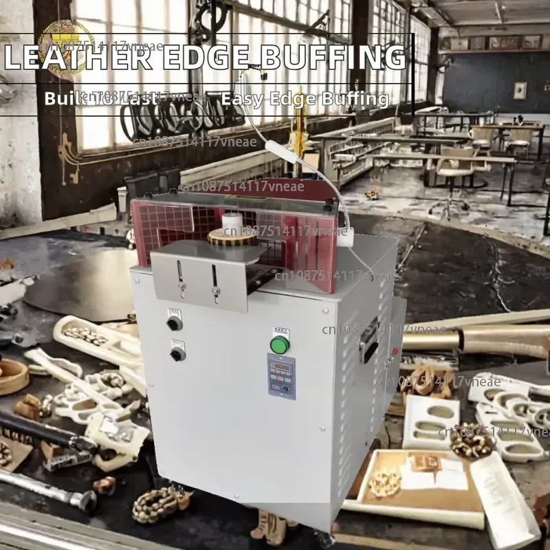 Automatic Single Edge Buffing Edge Grinding Machine for Leather Manufacturing New Condition Core Motor Component