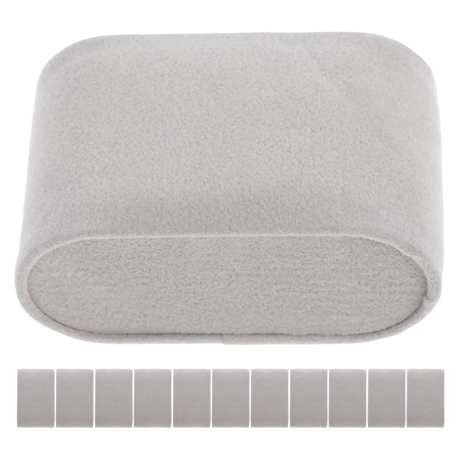 

Набор из 12 элегантных мягких подушек-органайзеров для демонстрации ювелирных изделий, часов, браслетов и украшений, для розничной торговли и домашнего использования