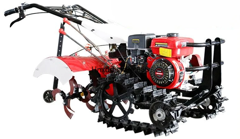 Crawler rotary tiller four-wheel drive new diesel old man tiller small