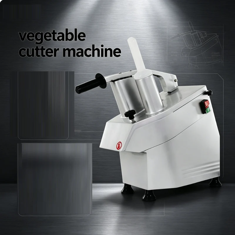 Commercial Meat Cutter Machine Electric Meat Slicer Stainless Steel Cabbage Shredder Vegetable Cutting Machine 550W