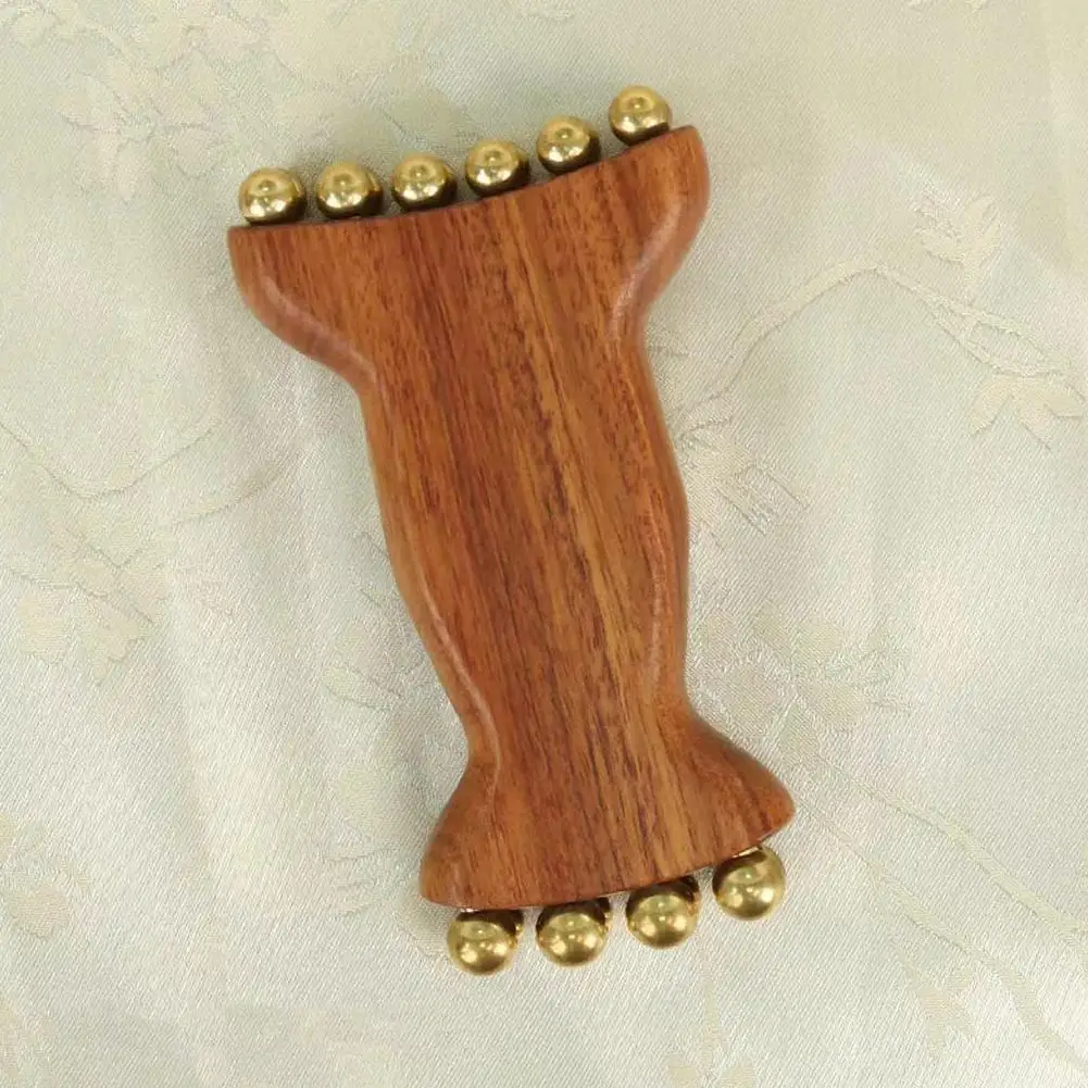 

Золотая бусина, инструмент для подтяжки фасции для лица, массаж для красоты щек, Гуа Ша, лимфодренажный массажер, триггерная точка, релаксация