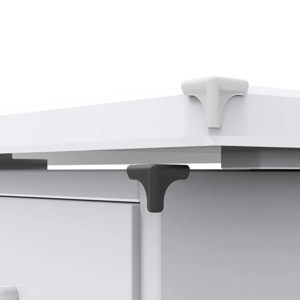 

4Pcs Silicone Corner Protector Soft Anti Collision Desk Table Corner Guard Children Safety Furniture Protection Grey