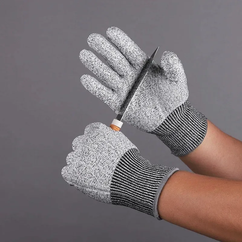 ‌Level 5 Cut-Resistant Gloves - Metal Wire Protection for Kitchen, Fishing & Crab Catching‌