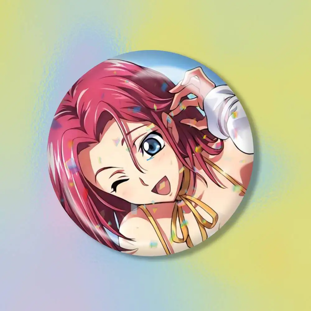 Code Geass Kallen Stadtfeld  Tin badges in 25/32/44/58/75mm, brooch pins for accessories & gifts,Souvenir.