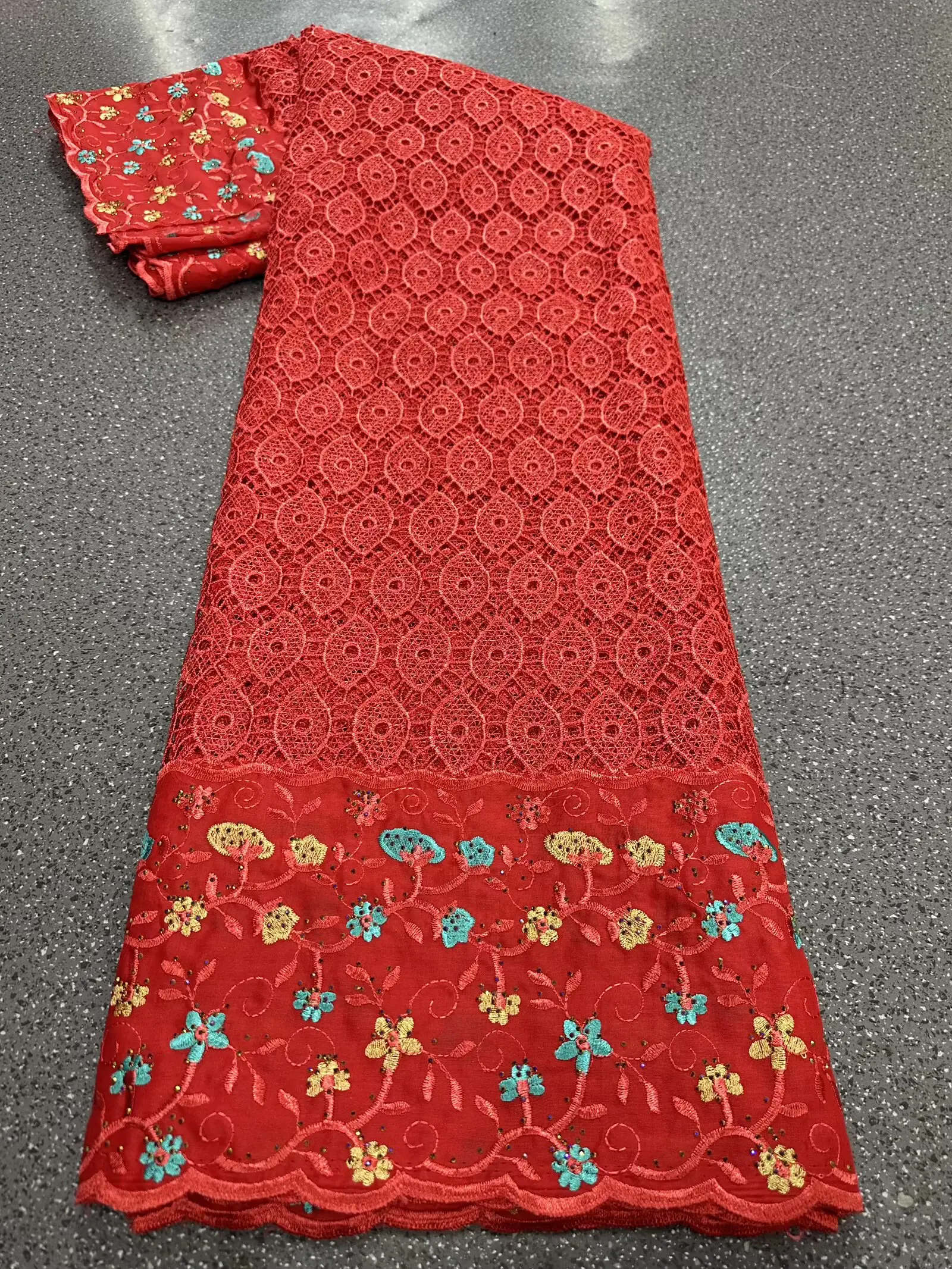 

2025 новейшая гипюровая кружевная ткань с вышивкой и камнями, африканская, нигерийская, французская, для элитного свадебного платья невесты, шитье платья ​