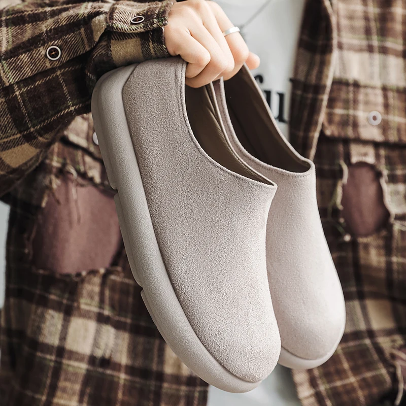 الصيف الانزلاق على جولة تو أحذية رجالية عادية في تعزيز الكبار الكلاسيكية الأصلي الذكور حذاء أنيق السعر المنخفض أحذية رياضية مشتركة جديدة #5