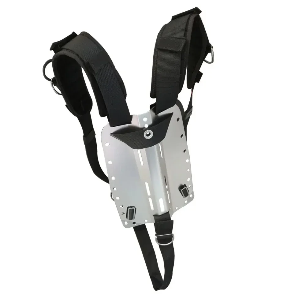 Technical Diving Aluminum Backplate with Harness System and Crotch Strap Scuba Diving Harness and Backplate System