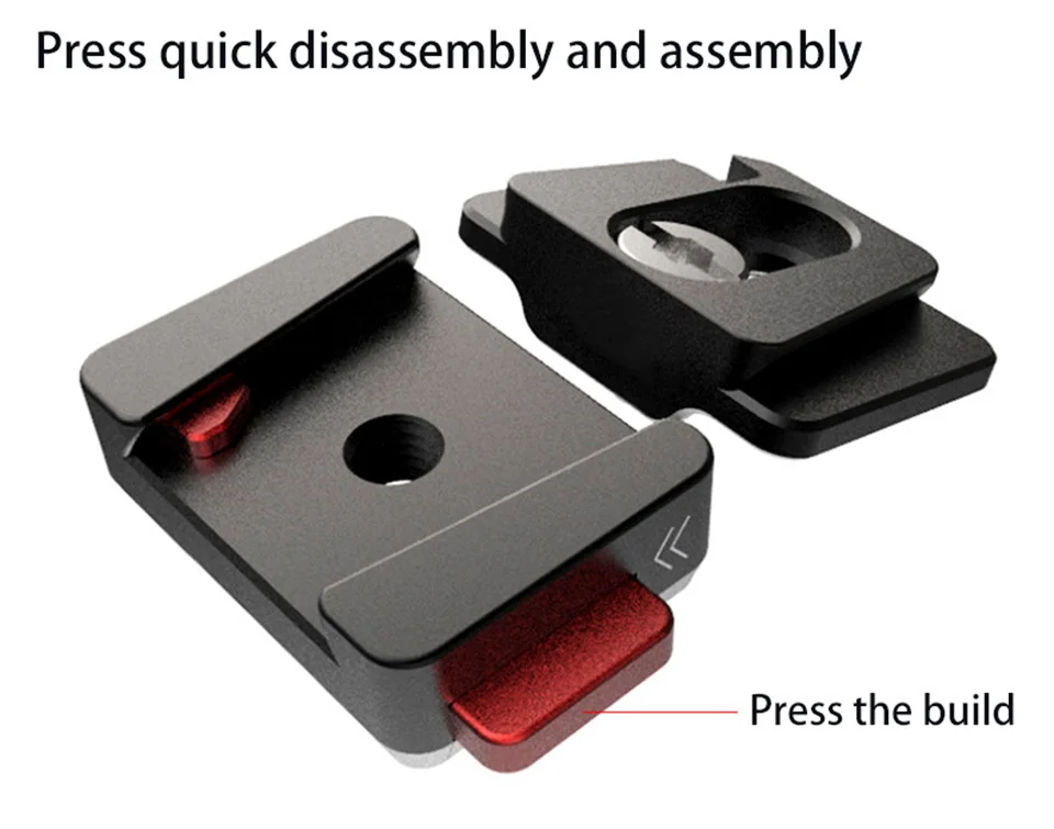Einstellbarer Schnellverschluss-Kugelkopf Kalt schuh halterung Monitor halterung Blitz halterung Blitzschuh adapter DSLR-Kameras Käfigs tabilisator – Detail 7