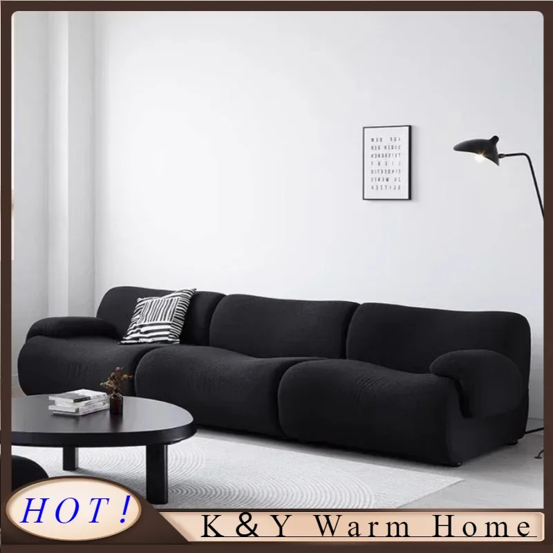

Create Designer Living Room Sofas Modern Floor Lazy Living Room Sofas Light Luxury Comfortable Nordic Muebles Trendy Furniture