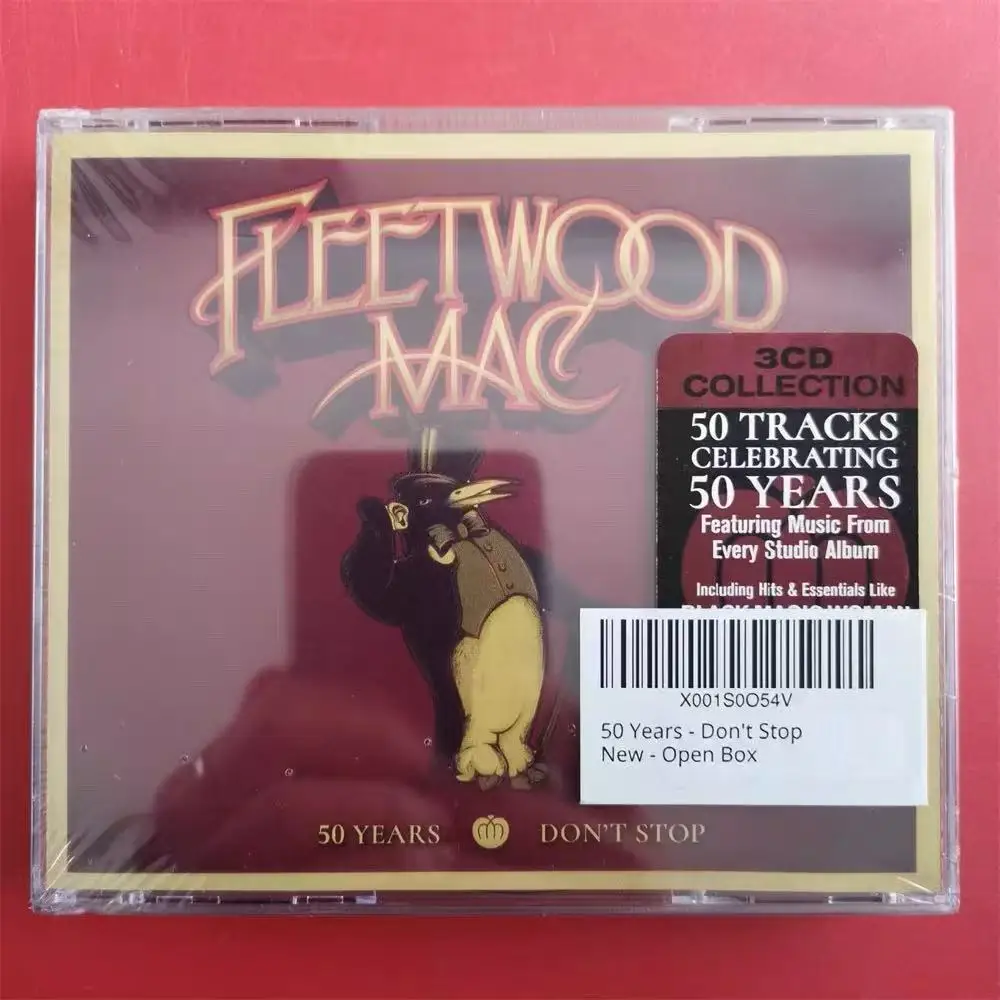 

Fleetwood Mac John McVie 50 Years Don't Stop Album 3pcs Music CD Record Walkman Party Soundtracks Box