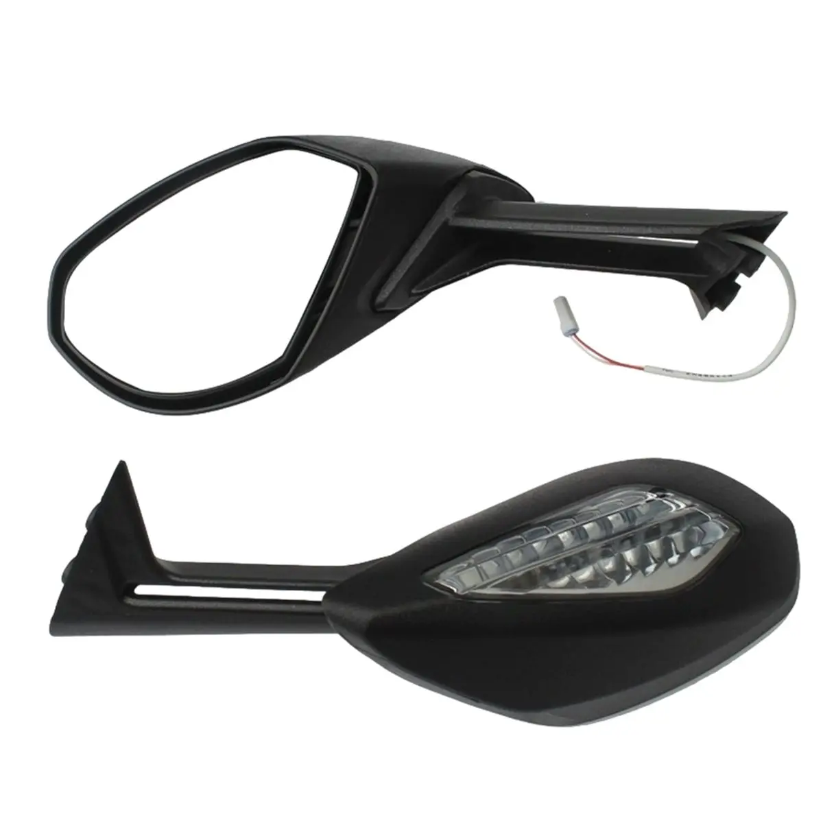 A23Z Motorcycle Rearview Mirror Reversing Mirror Reflector LED Turn Signals Light for Panigale 959 1299