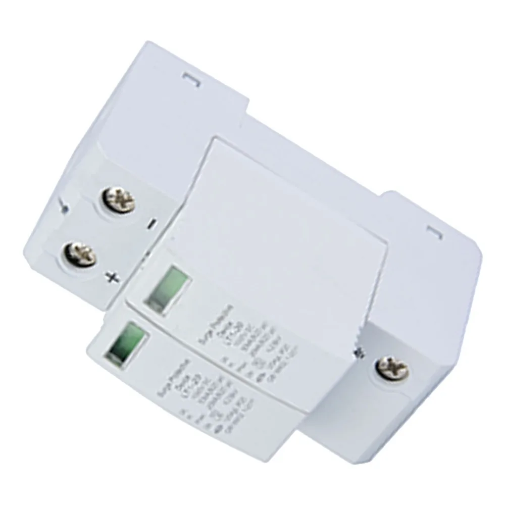Overvoltage Protection 2P Lightning Protector 1000V 20KA DC Photovoltaic Protector Low Voltage Arrester Low Voltage Networks