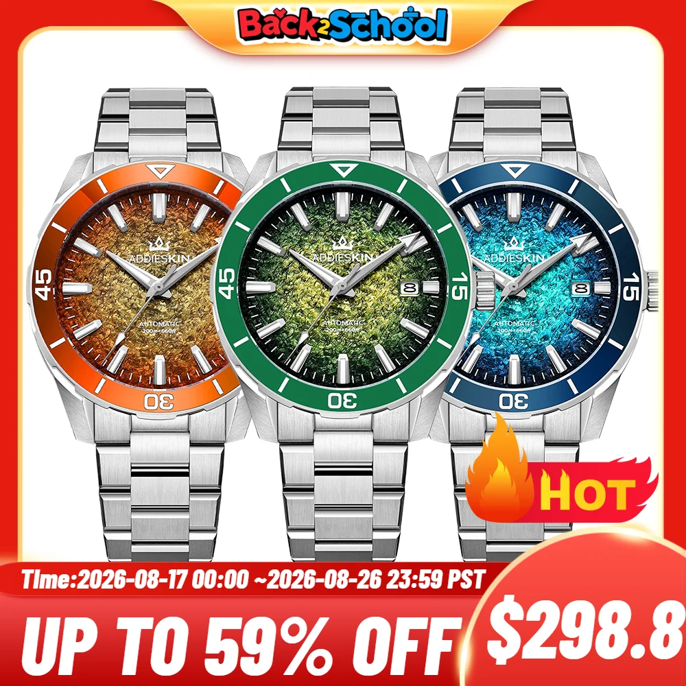 Luxury Watch Second Hand - AddiesKin High Quality Men Watch 20Bar