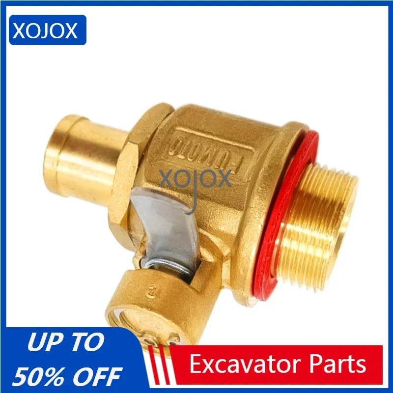 XOJOX Excavator engine accessories Oil pan Oil drain valve switch Excavator accessories For CATERPILLAR CAT E312 200B/E320B/C D