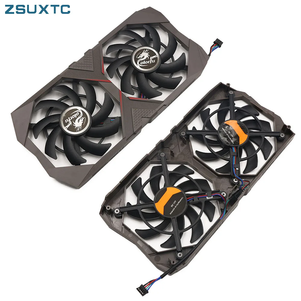 Wentylator GPU 85MM 4PIN RTX 2060 2060S ， Do kolorowej karty graficznej GeForce GTX 1660TI 1660 S 1650 Wentylator chłodzący kartę graficzną