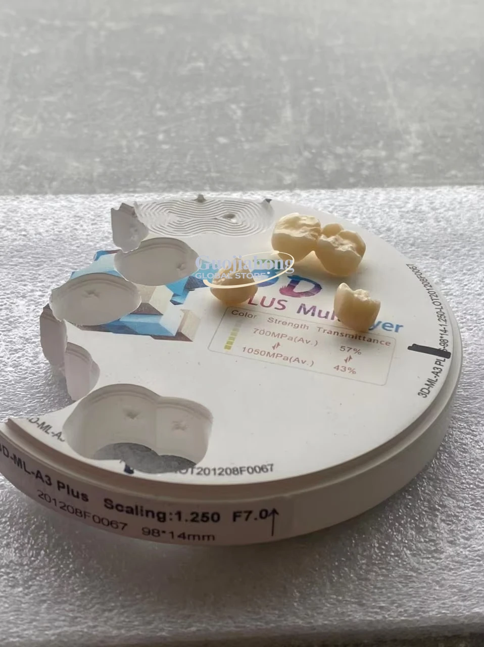 3D Plus Multilayer 98 12mm Open System Blocks CADCAM Ceramic Block