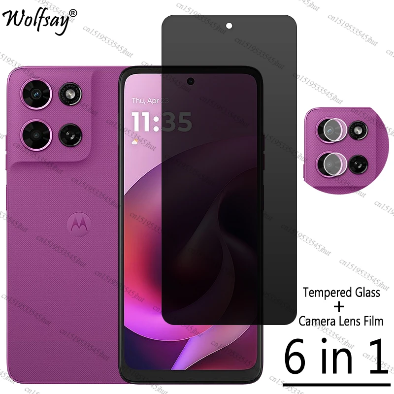 

Защитная пленка для экрана для Motorola Moto G 2026, противошпионское закаленное стекло, стекло для камеры Moto G 2026, стекло 6,7 дюйма