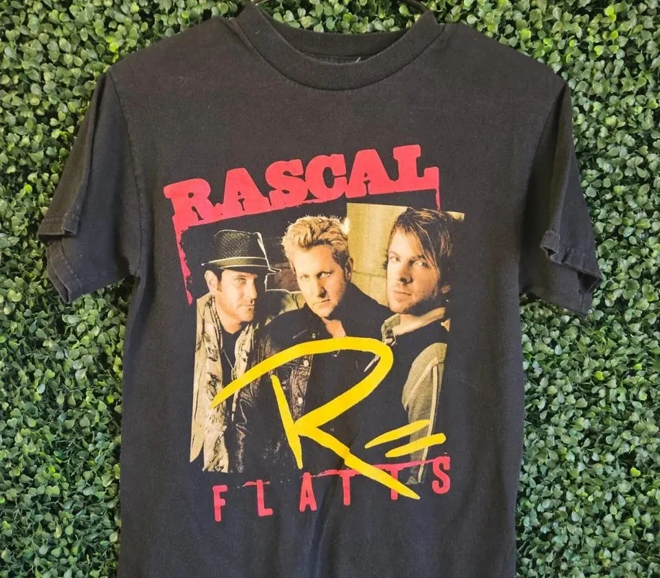 Rascal Flatts Changed Tour Unisex T-Shirt Summer Men's and Women's Loose and Breathable T-shirt Top