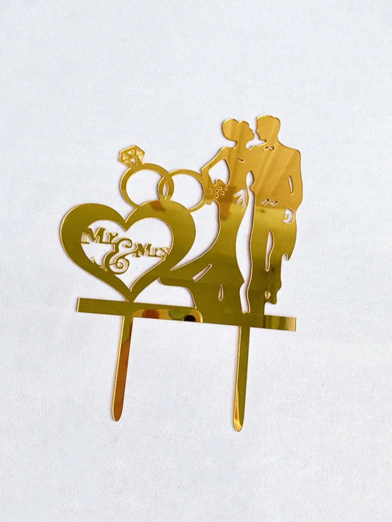 3 قطع من زينة الكيك، زخرفة كعكة الحروف الإنجليزية "السيد والملكة"، ديكور كعكة الذكرى السنوية وحفلات الزفاف والخطوبة، عيد الحب