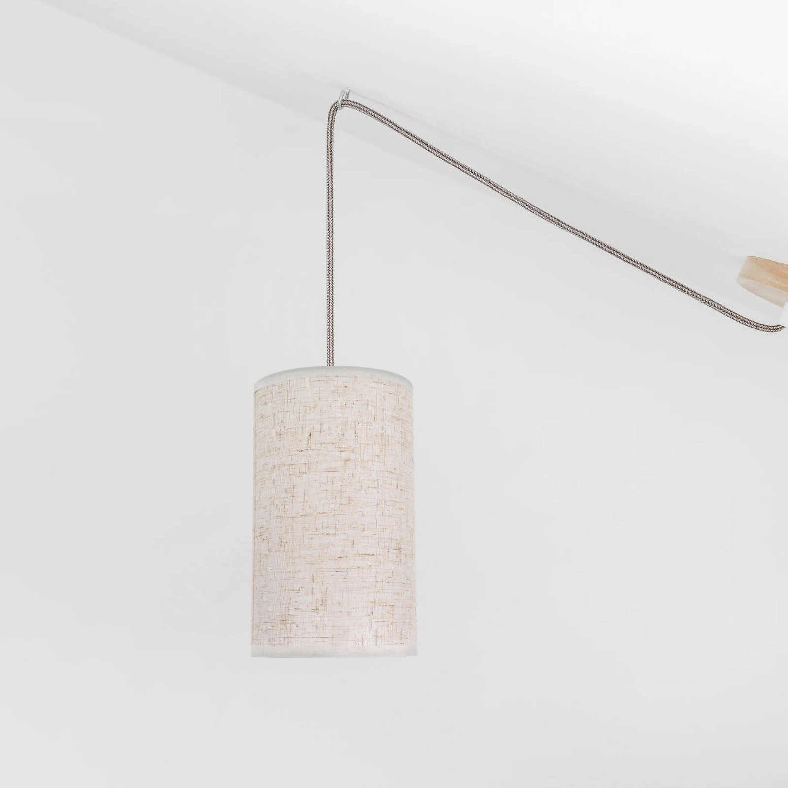 

Small E27 Base Drum Lampshade Cloth Lamp Shade Cover Indoor Light Accessory for Wall Floor Lamp Small Lampshade