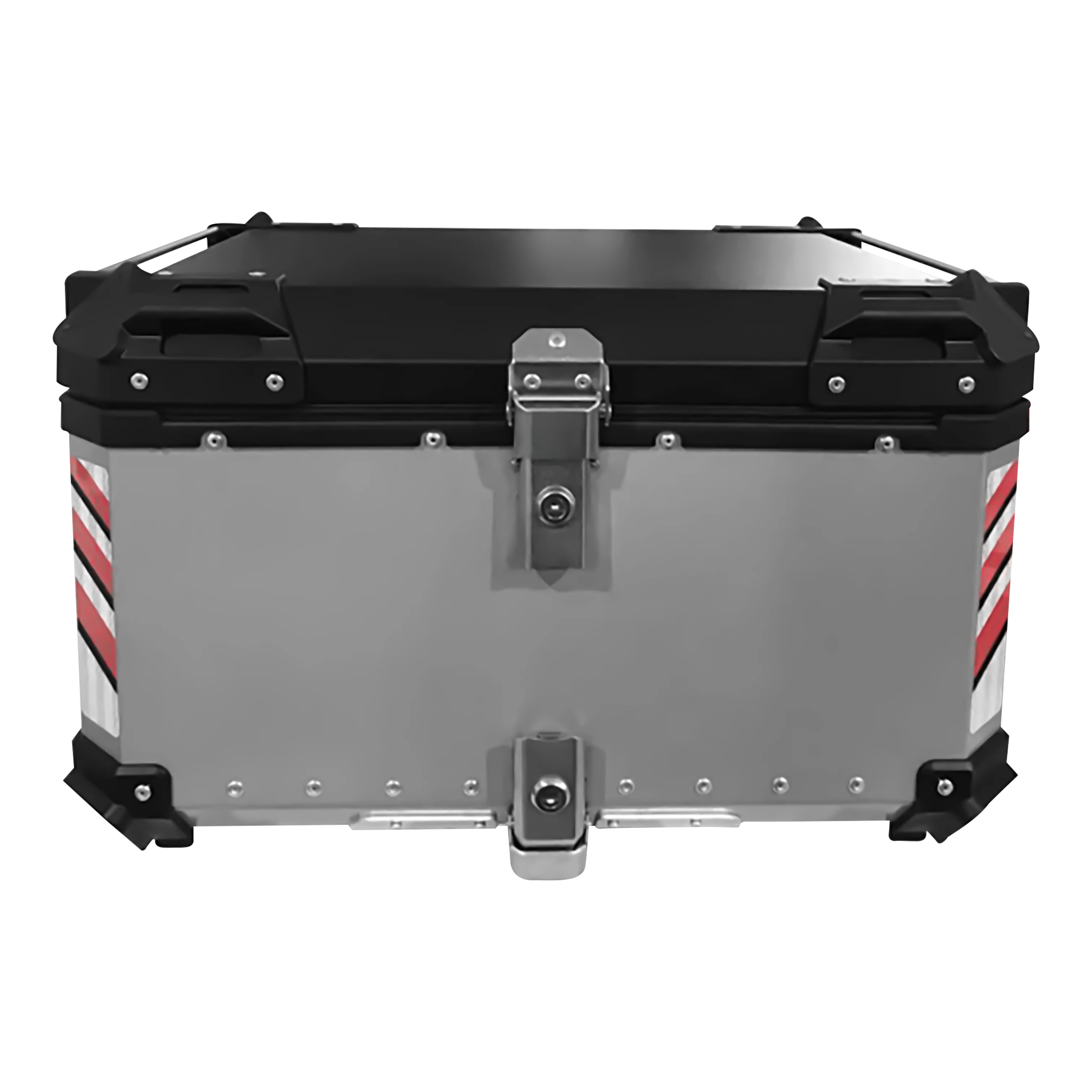 

STLF Factory Direct Sales 80L Motorcycle Tail Box Delivery Pizza case Motorcycle Aluminum Tail Box Motorcycle Top Box