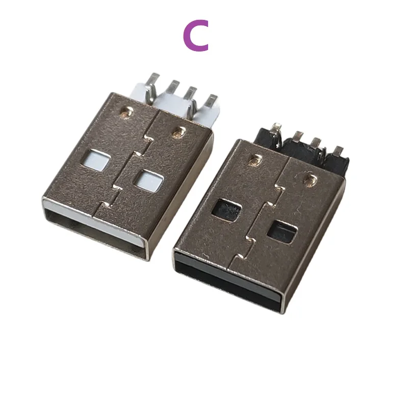 10pcs/lot Kinds of  USB 2.0 Jack A Type Male Plug Connector USB jack AM 4pin Sink 2.5 SMT Sink 1.2 DIP Cable Soldering