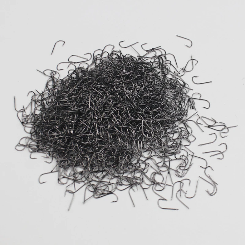 Ami da pesca piccolo da 100 pezzi 1 # -10 #   Nobile spinato Uncircle No Eye Amo Piccoli ganci per polsini per carpa nera Attrezzatura da pesca equipamentos
