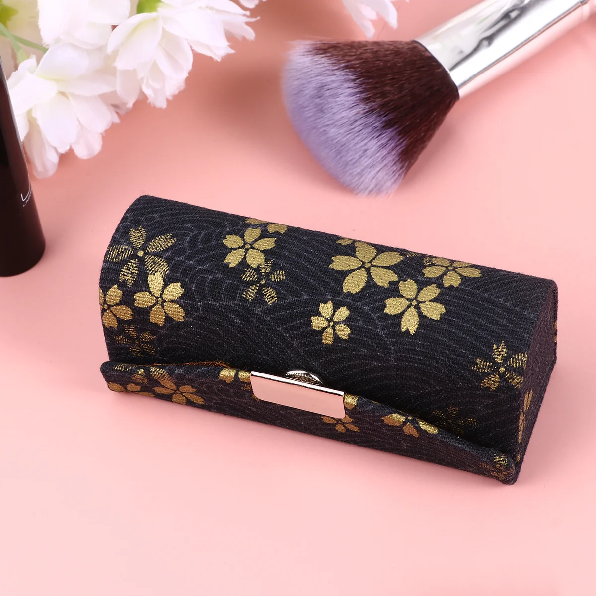 1Pcs Lipstick Gift Box Fashionable Pattern Makeup Organizer Case for Cosmetics Jewelry Daily Essentials Home Office Decorative