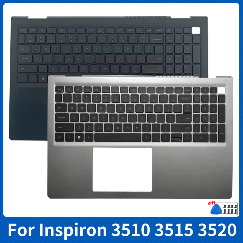 

Для Dell Inspiron 15 3510 3511 3515 3520 3521 3525 054WVM 0HRHC5 новая верхняя крышка для ноутбука, оригинальный чехол с клавиатурой США