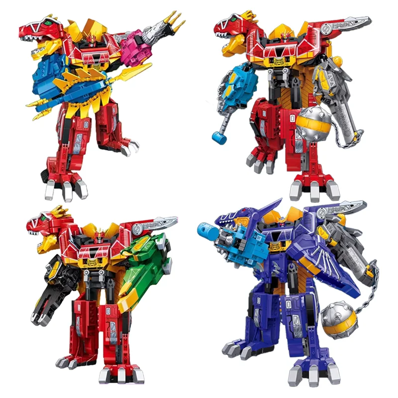 Keeppley Super Zyudenryu Building Blocks Power Rangers Gabutyra Parasagun Zakutor Dricera Stegotchi Splicing Ornaments Toy Gift