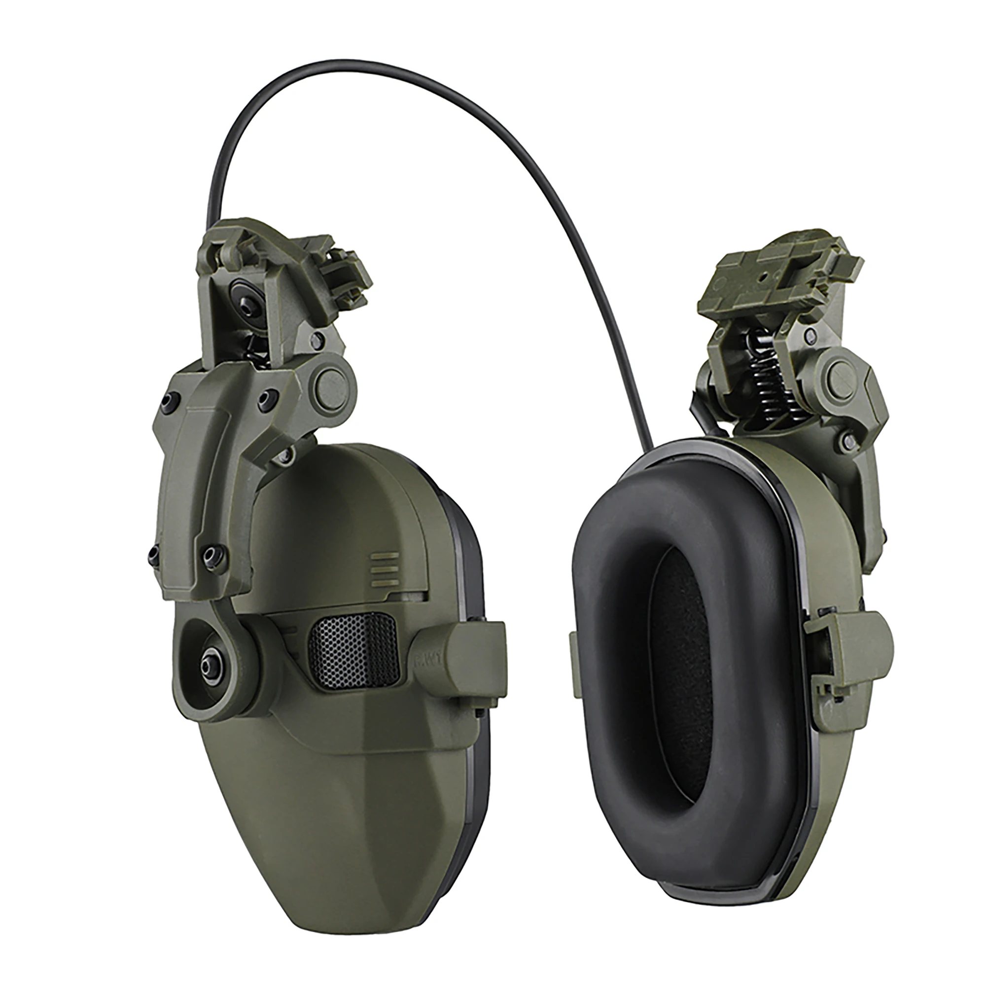 

New Generation WK Tactical Helmet Earmuffs 23dB Active Noise Cancelling Electronic Hearing Protection for Shooting
