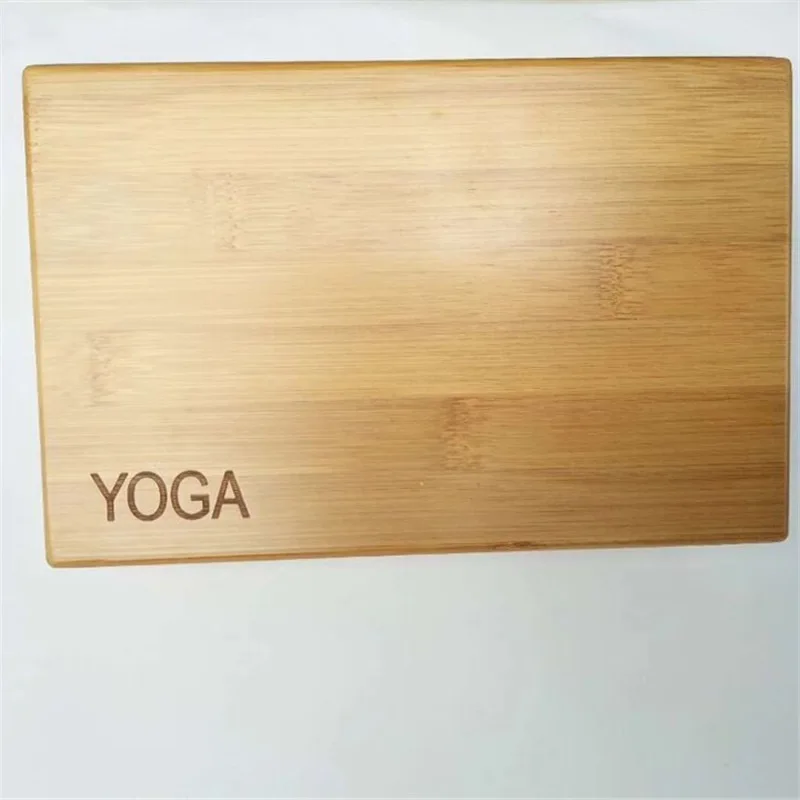 Bamboo yoga block Bamboo wood Yoga block Cork Yoga block Solid wood yoga block standard ratio