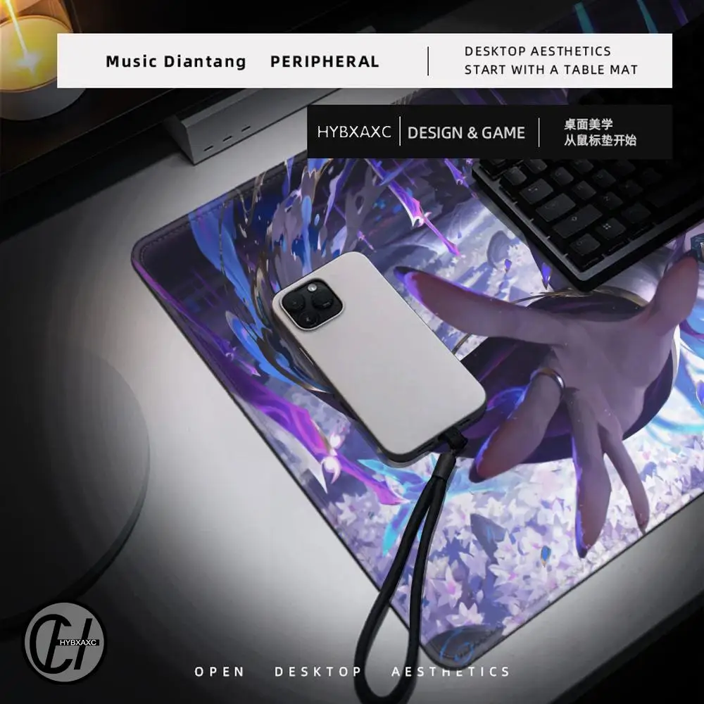 Alfombrilla de ratón de escritorio Irelia para videojuegos, alfombrilla para teclado de Anime Girl Gamer, accesorios para PC League Of Legends, alfombrilla de escritorio, alfombra de juego