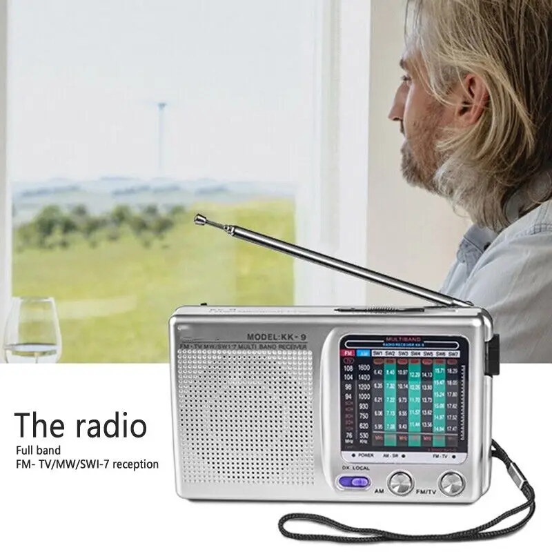 AM/FM/SW Portable Radio Operated for Indoor Outdoor Emergency Use Radio witF4