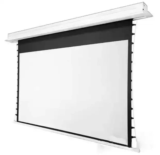 200 inch Large Motorized Projector Screen 4K Tab Tension for Business Use Hotel Cinema