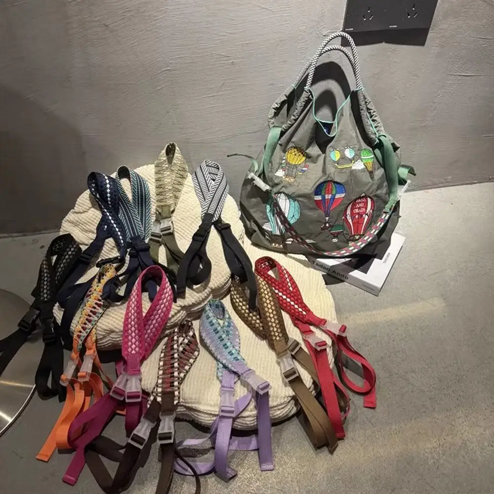 قابل للتعديل حقيبة تسوق نايلون حزام الكتف خفيفة الوزن صديقة للبيئة رسول حقائب كروسبودي الأشرطة حزام حقيبة متعددة الوظائف