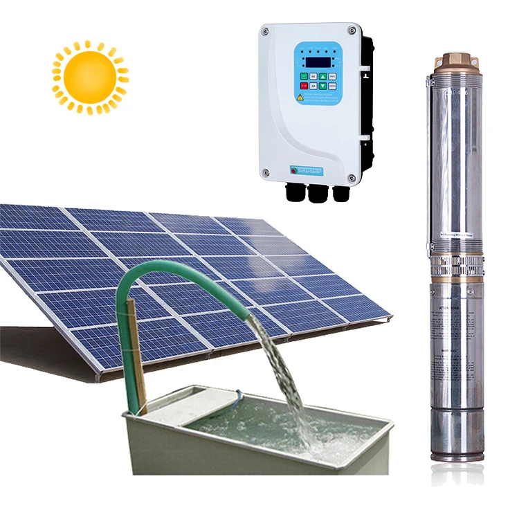 Submersible solar water pump 5hp 10hp 20hp solar water pump agricultural solar pump set