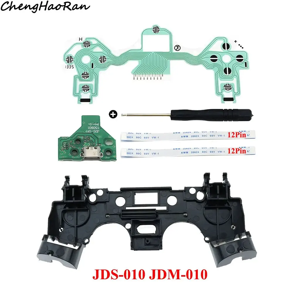 Für PS4 JDM JDS 055 050 040 030 001 010 Controller Reparatur Innenrahmen Lade Board Flex Band Kabel Leitfähigen film Ersetzen – Detail 5